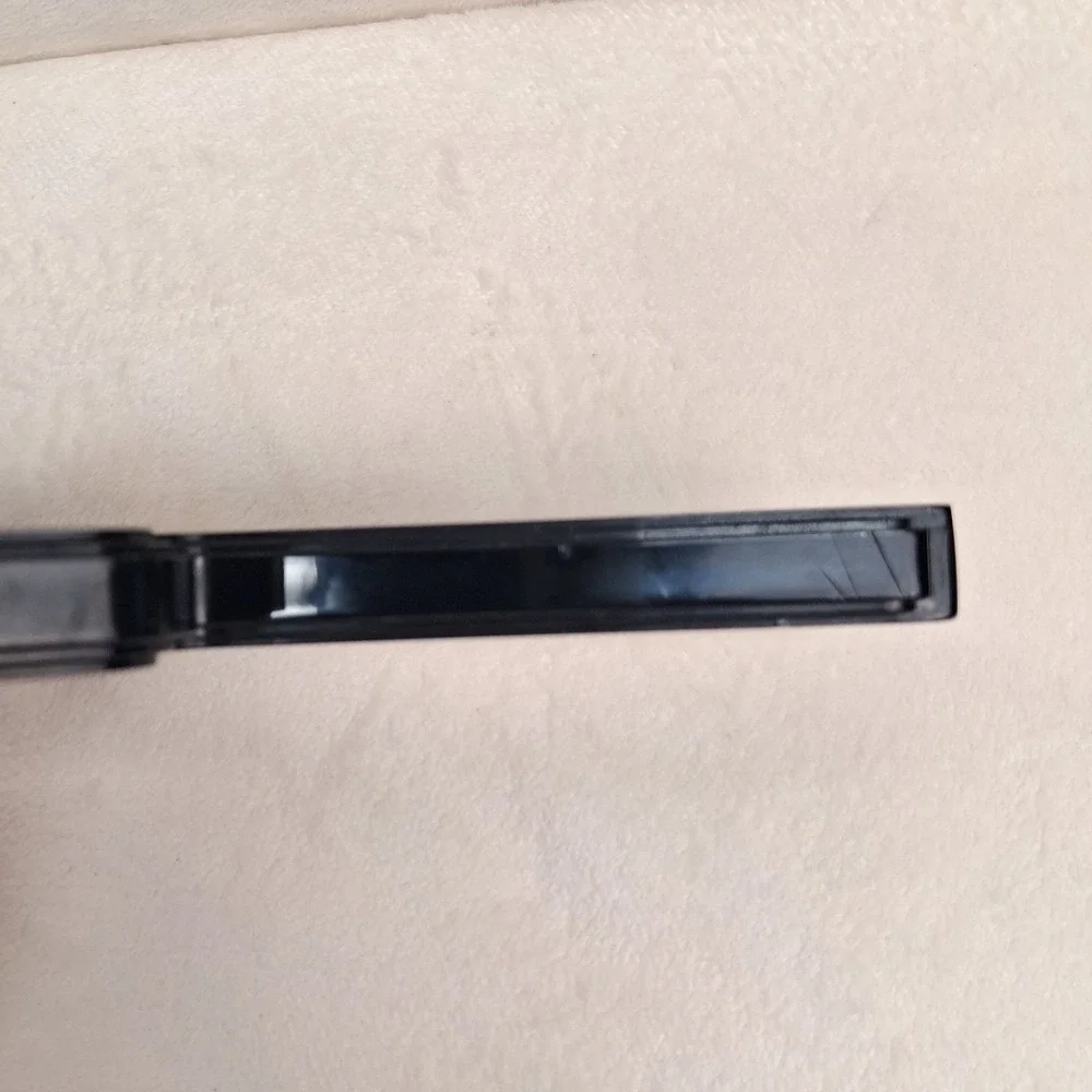 Vintage Bausch & Lomb Optical CO Rectangular Reading Magnifying Glass Black